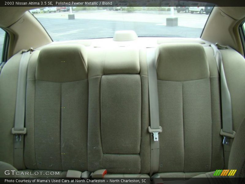 Polished Pewter Metallic / Blond 2003 Nissan Altima 3.5 SE