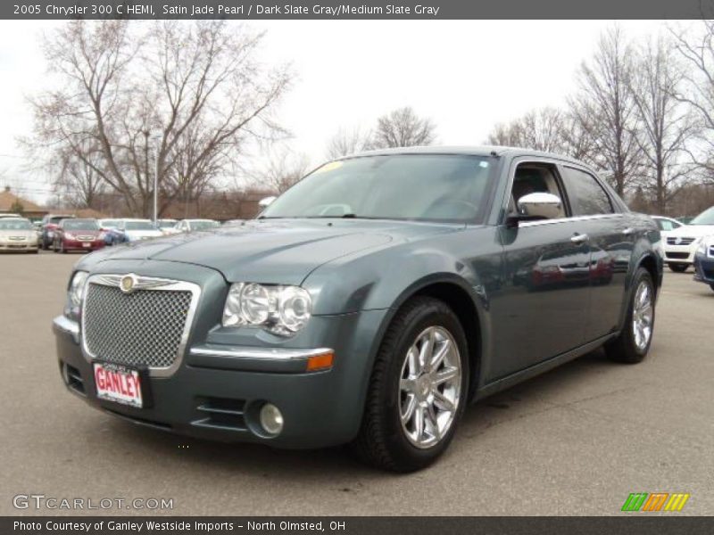 Satin Jade Pearl / Dark Slate Gray/Medium Slate Gray 2005 Chrysler 300 C HEMI