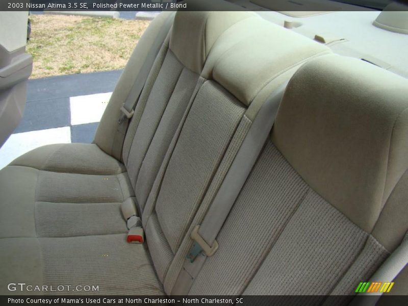 Polished Pewter Metallic / Blond 2003 Nissan Altima 3.5 SE