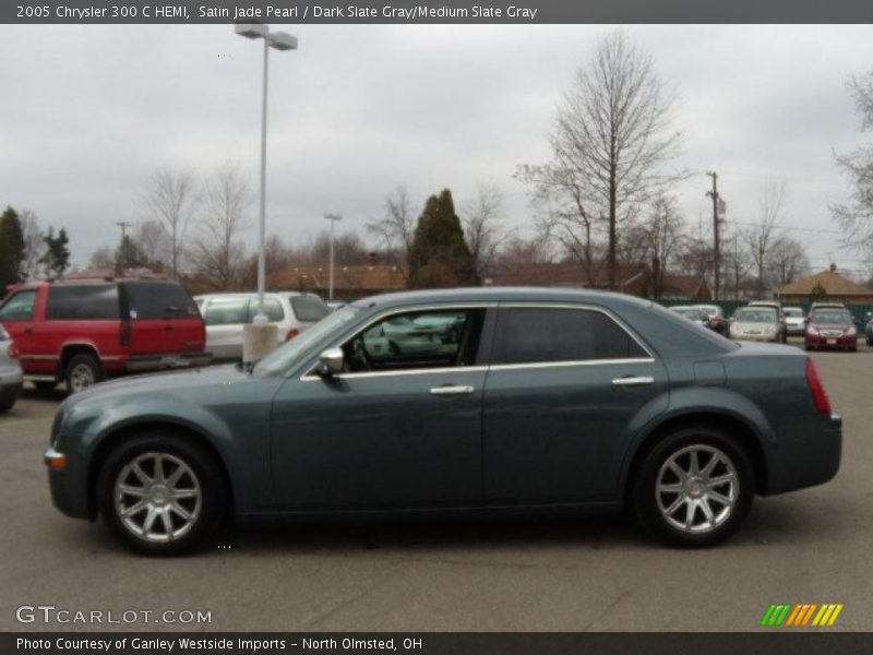 Satin Jade Pearl / Dark Slate Gray/Medium Slate Gray 2005 Chrysler 300 C HEMI