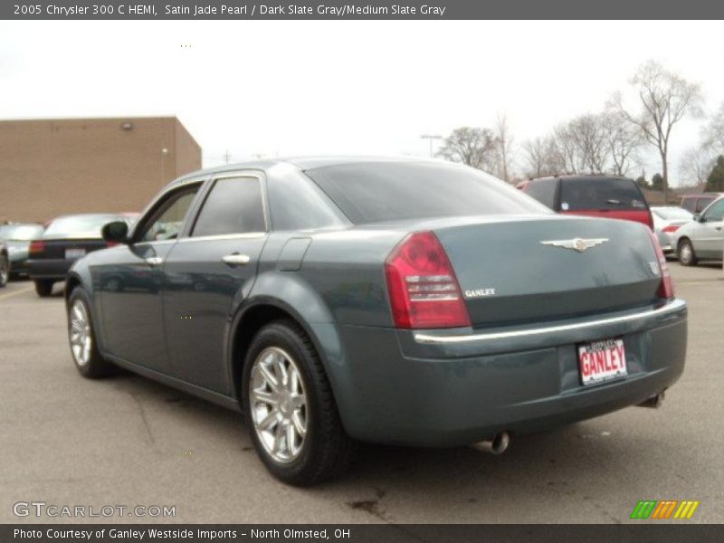 Satin Jade Pearl / Dark Slate Gray/Medium Slate Gray 2005 Chrysler 300 C HEMI
