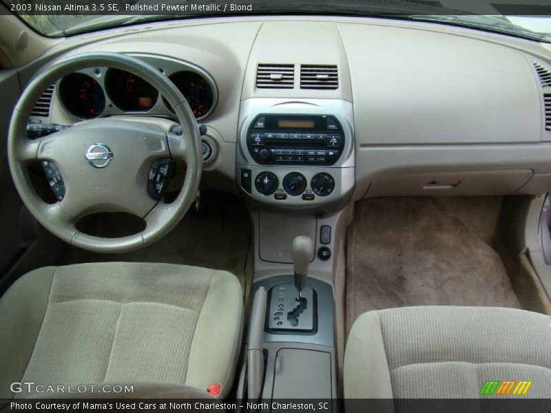 Polished Pewter Metallic / Blond 2003 Nissan Altima 3.5 SE