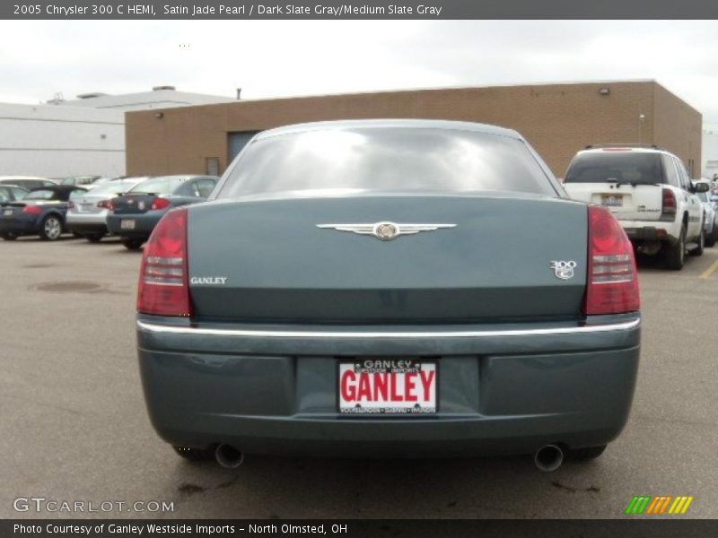 Satin Jade Pearl / Dark Slate Gray/Medium Slate Gray 2005 Chrysler 300 C HEMI