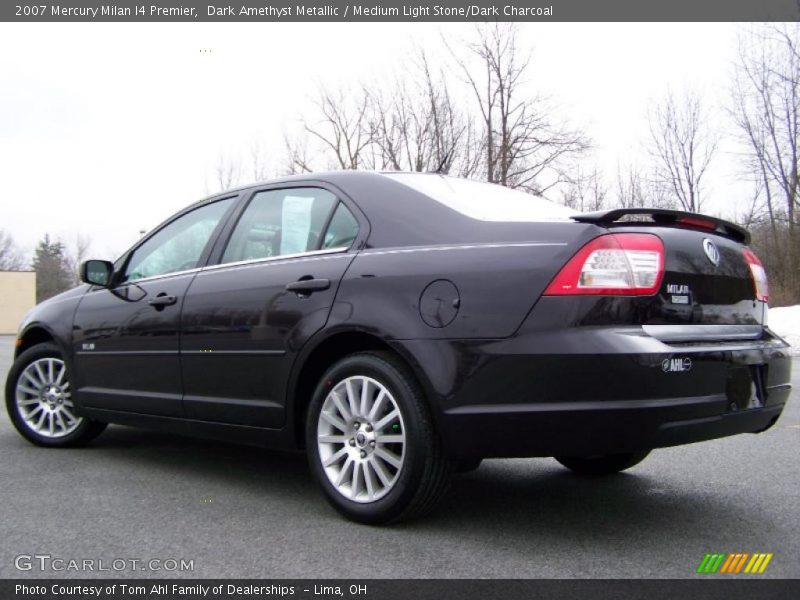 Dark Amethyst Metallic / Medium Light Stone/Dark Charcoal 2007 Mercury Milan I4 Premier