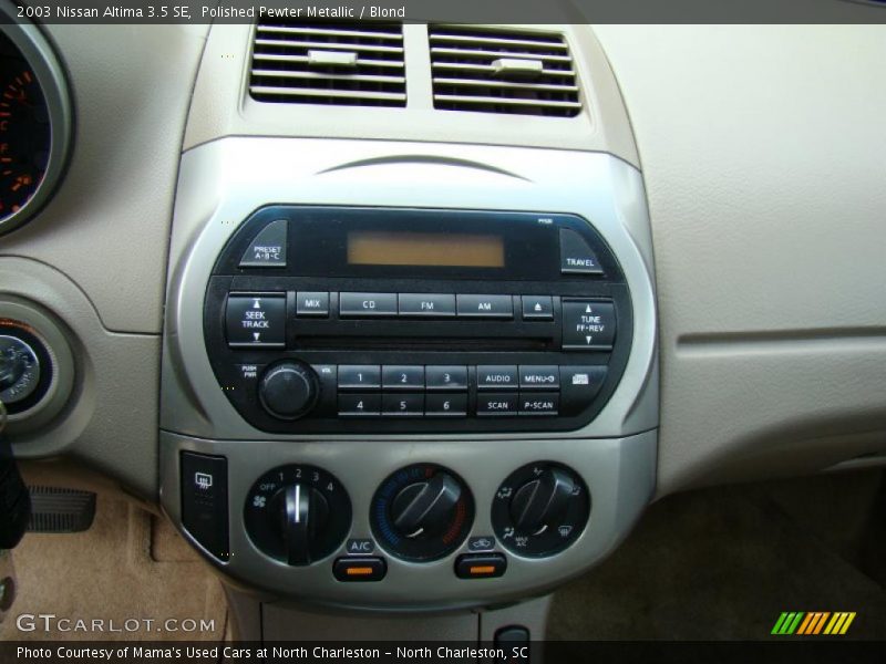 Polished Pewter Metallic / Blond 2003 Nissan Altima 3.5 SE