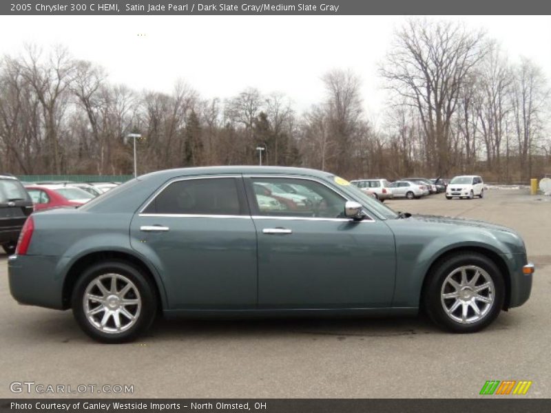 Satin Jade Pearl / Dark Slate Gray/Medium Slate Gray 2005 Chrysler 300 C HEMI