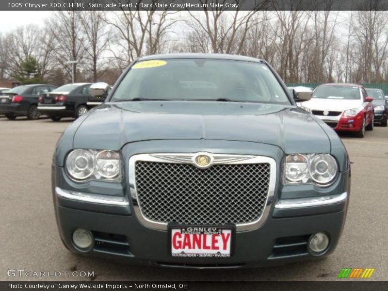 Satin Jade Pearl / Dark Slate Gray/Medium Slate Gray 2005 Chrysler 300 C HEMI