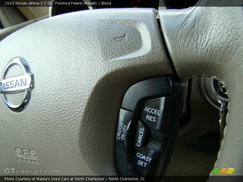 Polished Pewter Metallic / Blond 2003 Nissan Altima 3.5 SE