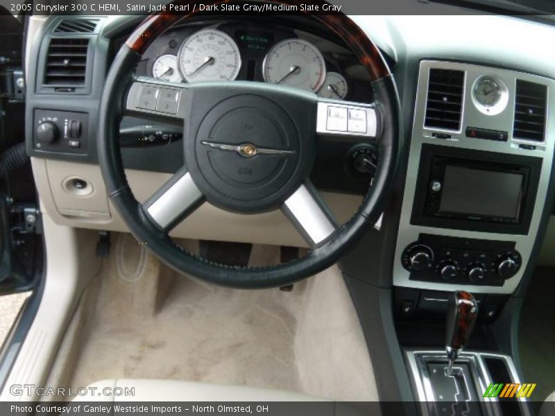 Satin Jade Pearl / Dark Slate Gray/Medium Slate Gray 2005 Chrysler 300 C HEMI