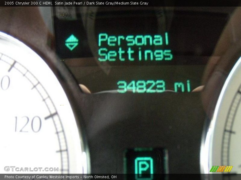 Satin Jade Pearl / Dark Slate Gray/Medium Slate Gray 2005 Chrysler 300 C HEMI