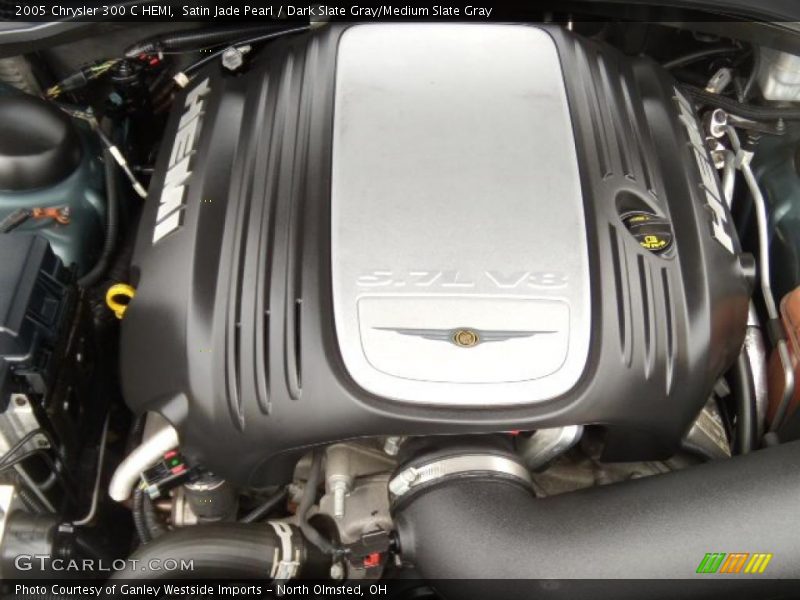Satin Jade Pearl / Dark Slate Gray/Medium Slate Gray 2005 Chrysler 300 C HEMI
