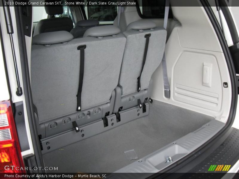Stone White / Dark Slate Gray/Light Shale 2010 Dodge Grand Caravan SXT