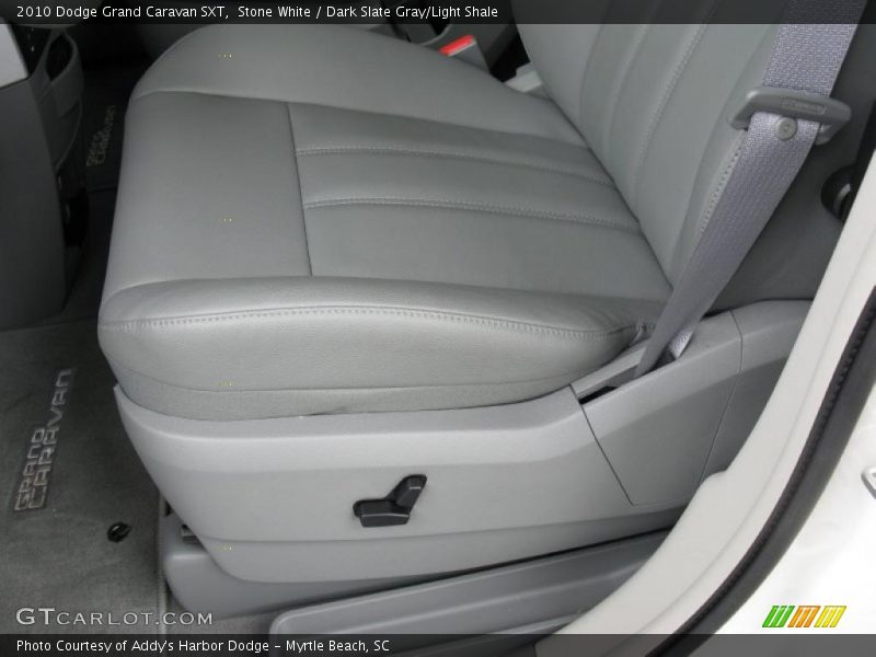 Stone White / Dark Slate Gray/Light Shale 2010 Dodge Grand Caravan SXT