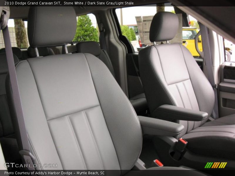 Stone White / Dark Slate Gray/Light Shale 2010 Dodge Grand Caravan SXT