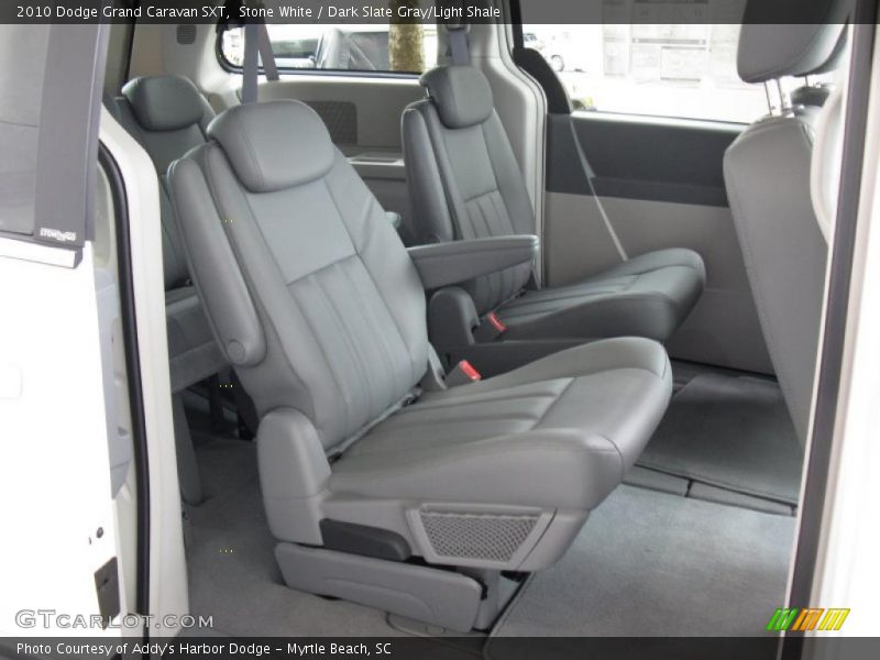 Stone White / Dark Slate Gray/Light Shale 2010 Dodge Grand Caravan SXT