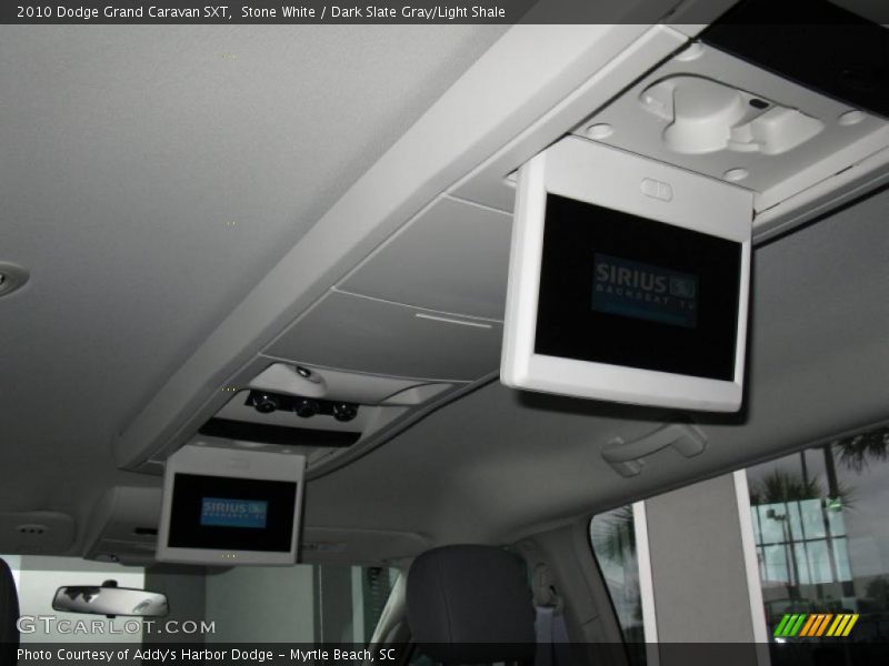 Stone White / Dark Slate Gray/Light Shale 2010 Dodge Grand Caravan SXT