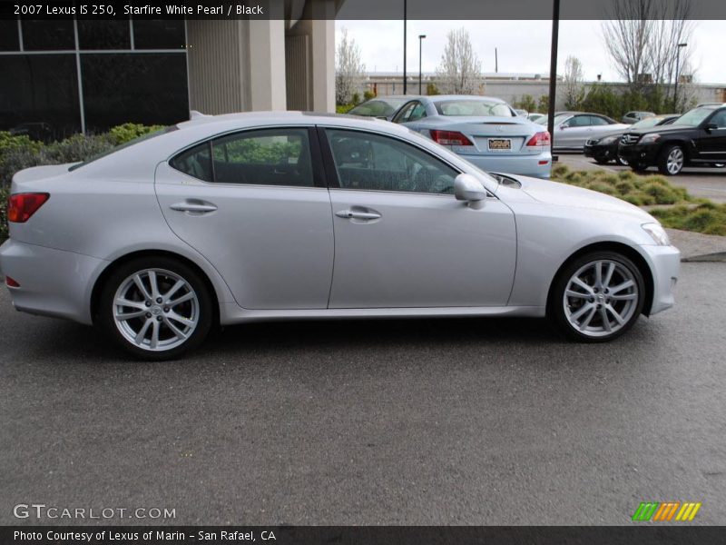 Starfire White Pearl / Black 2007 Lexus IS 250