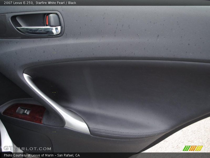 Starfire White Pearl / Black 2007 Lexus IS 250