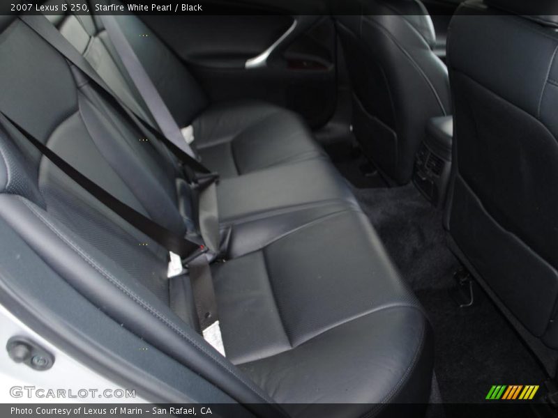 Starfire White Pearl / Black 2007 Lexus IS 250