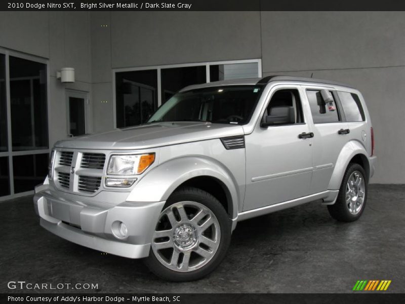 Bright Silver Metallic / Dark Slate Gray 2010 Dodge Nitro SXT
