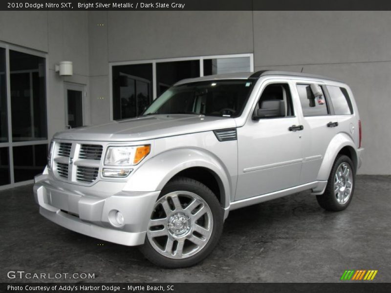 Bright Silver Metallic / Dark Slate Gray 2010 Dodge Nitro SXT