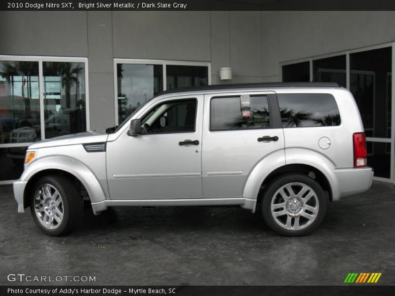 Bright Silver Metallic / Dark Slate Gray 2010 Dodge Nitro SXT