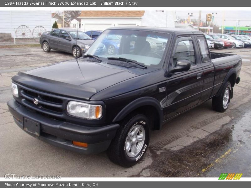 Brilliant Black / Gray 1994 Mazda B-Series Truck B3000 Extended Cab