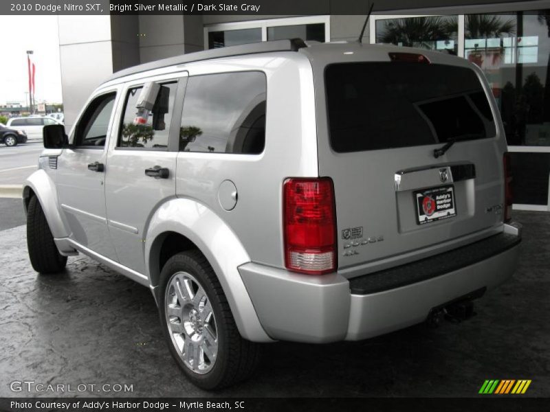 Bright Silver Metallic / Dark Slate Gray 2010 Dodge Nitro SXT