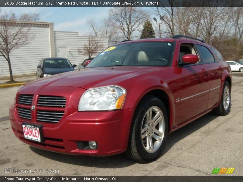 Inferno Red Crystal Pearl / Dark Slate Gray/Light Graystone 2005 Dodge Magnum R/T