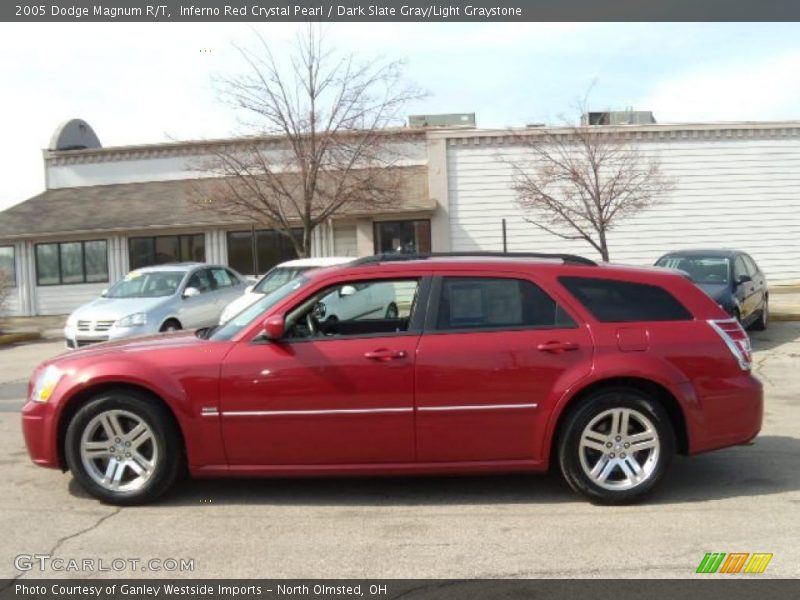 Inferno Red Crystal Pearl / Dark Slate Gray/Light Graystone 2005 Dodge Magnum R/T