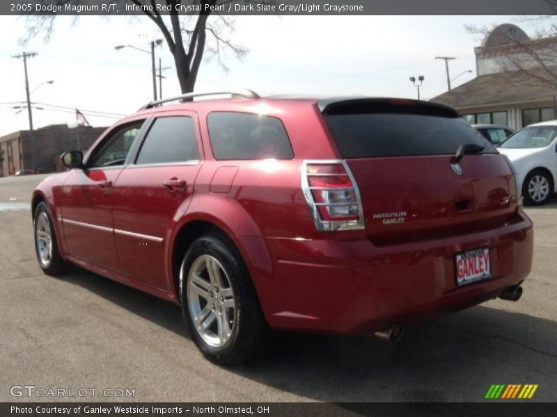 Inferno Red Crystal Pearl / Dark Slate Gray/Light Graystone 2005 Dodge Magnum R/T