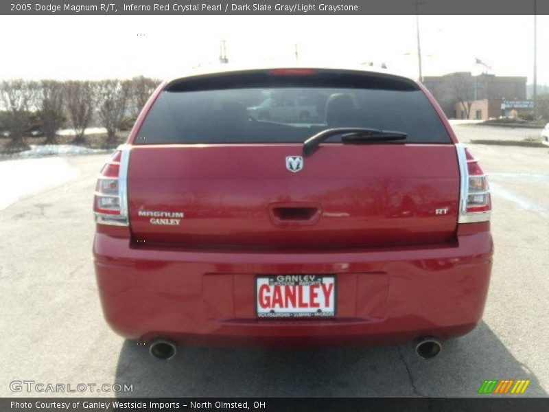 Inferno Red Crystal Pearl / Dark Slate Gray/Light Graystone 2005 Dodge Magnum R/T