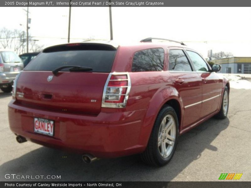 Inferno Red Crystal Pearl / Dark Slate Gray/Light Graystone 2005 Dodge Magnum R/T