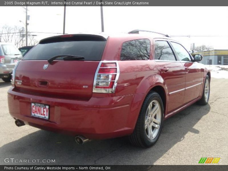 Inferno Red Crystal Pearl / Dark Slate Gray/Light Graystone 2005 Dodge Magnum R/T