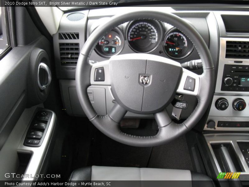 Bright Silver Metallic / Dark Slate Gray 2010 Dodge Nitro SXT