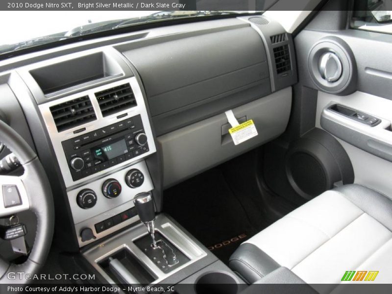 Bright Silver Metallic / Dark Slate Gray 2010 Dodge Nitro SXT