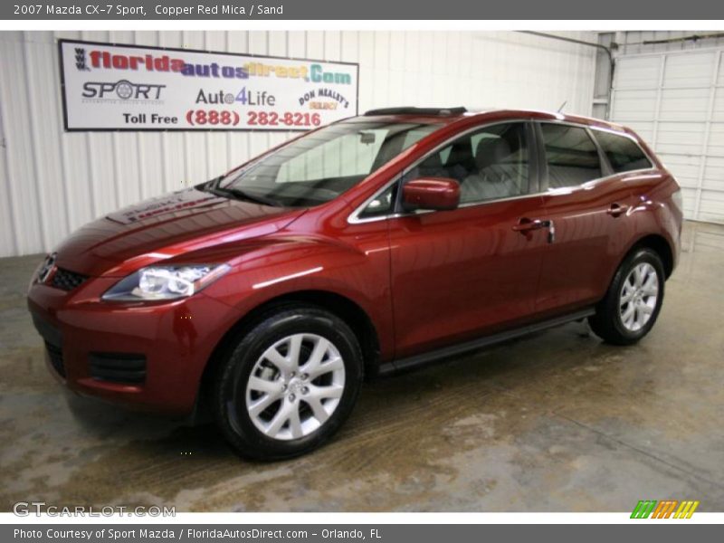 Copper Red Mica / Sand 2007 Mazda CX-7 Sport