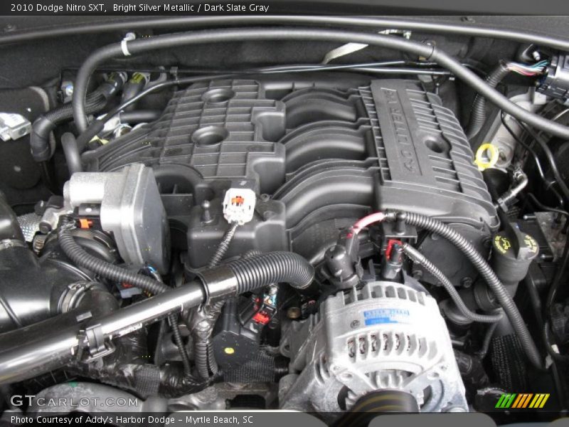 Bright Silver Metallic / Dark Slate Gray 2010 Dodge Nitro SXT