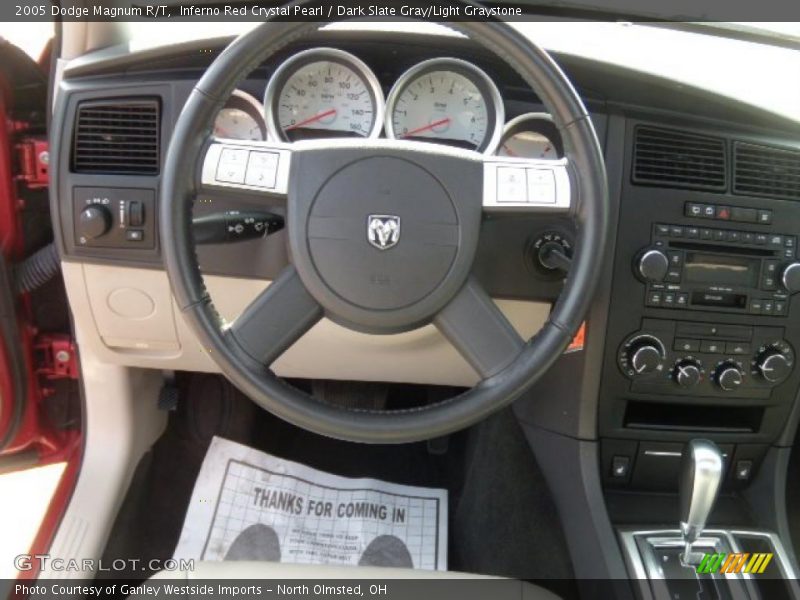 Inferno Red Crystal Pearl / Dark Slate Gray/Light Graystone 2005 Dodge Magnum R/T