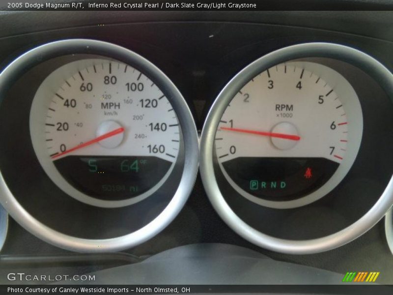 Inferno Red Crystal Pearl / Dark Slate Gray/Light Graystone 2005 Dodge Magnum R/T