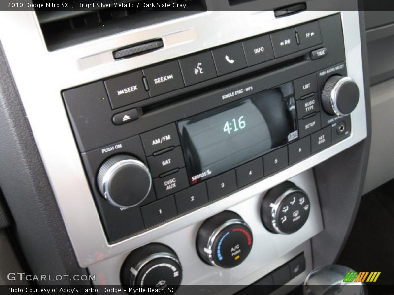 Bright Silver Metallic / Dark Slate Gray 2010 Dodge Nitro SXT