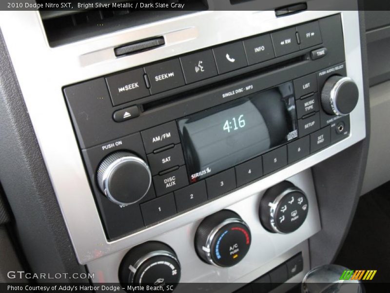 Bright Silver Metallic / Dark Slate Gray 2010 Dodge Nitro SXT