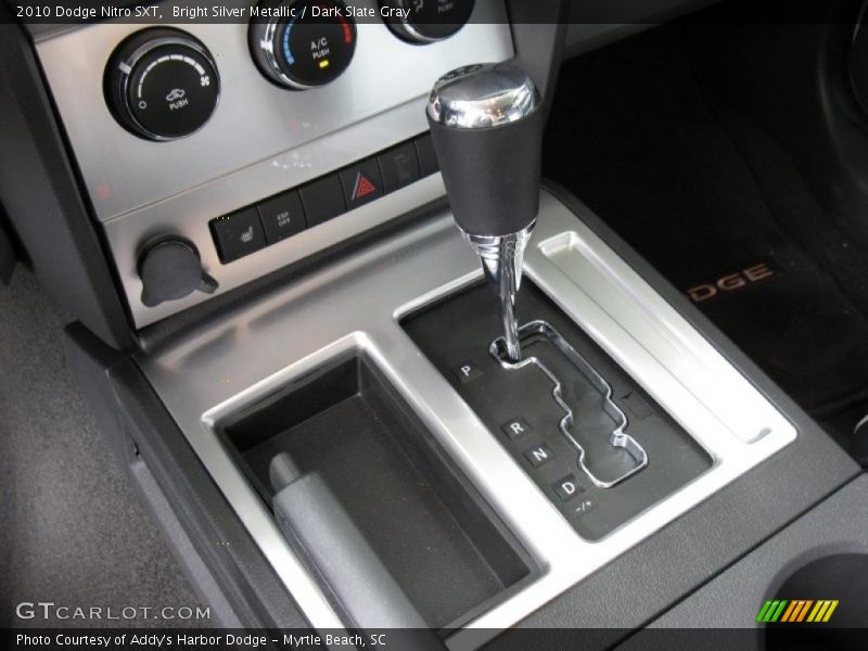Bright Silver Metallic / Dark Slate Gray 2010 Dodge Nitro SXT