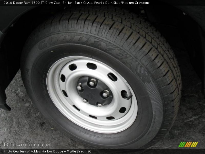Brilliant Black Crystal Pearl / Dark Slate/Medium Graystone 2010 Dodge Ram 1500 ST Crew Cab
