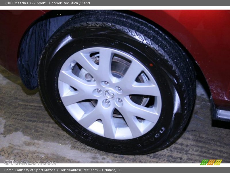 Copper Red Mica / Sand 2007 Mazda CX-7 Sport