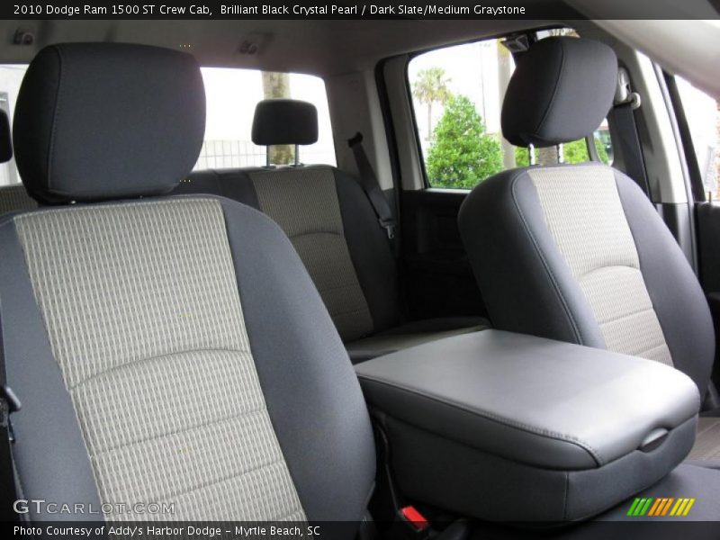 Brilliant Black Crystal Pearl / Dark Slate/Medium Graystone 2010 Dodge Ram 1500 ST Crew Cab