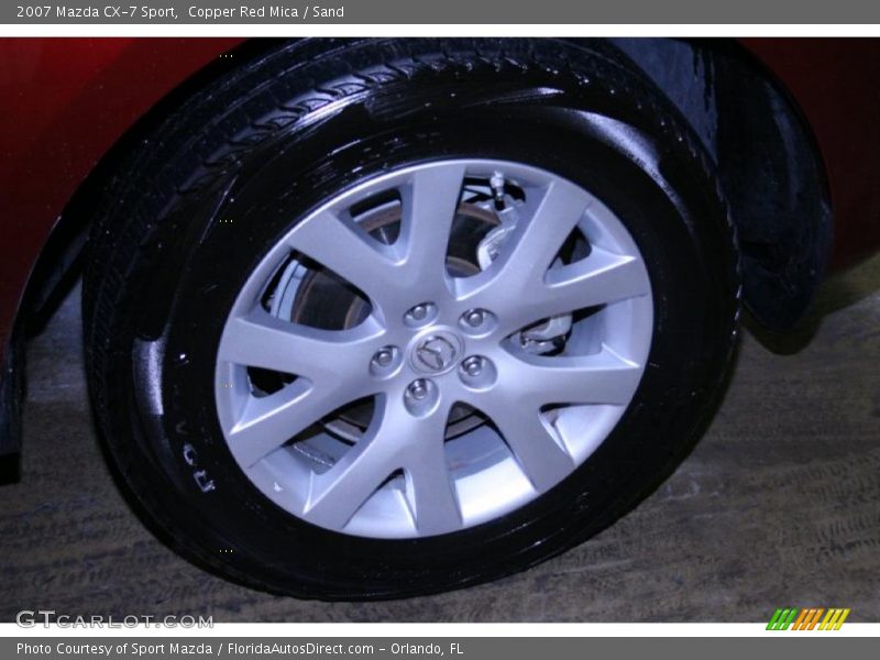 Copper Red Mica / Sand 2007 Mazda CX-7 Sport