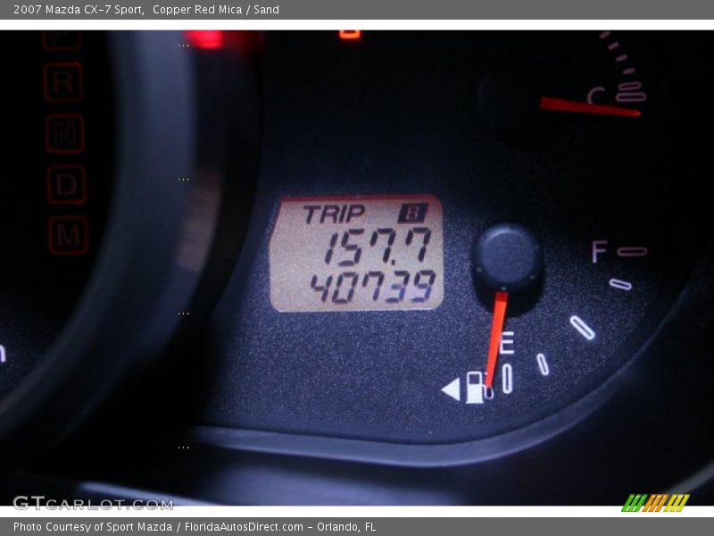 Copper Red Mica / Sand 2007 Mazda CX-7 Sport