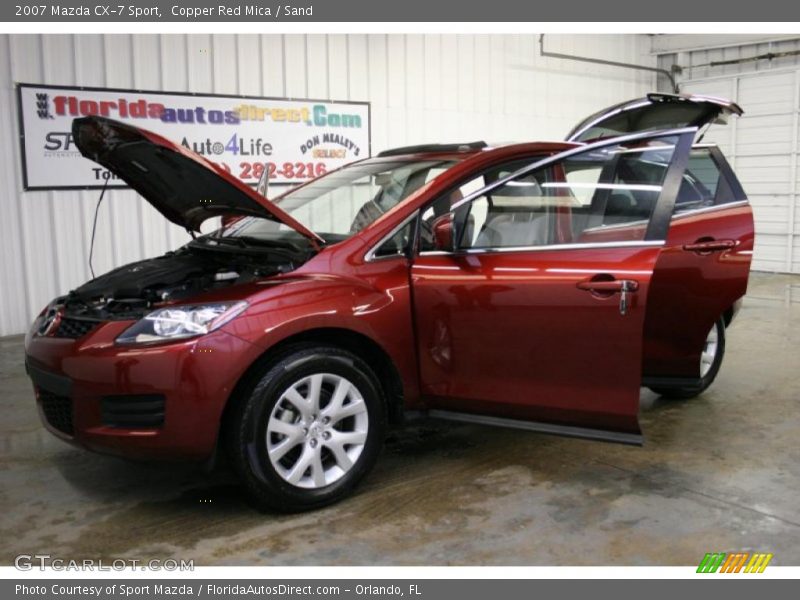 Copper Red Mica / Sand 2007 Mazda CX-7 Sport
