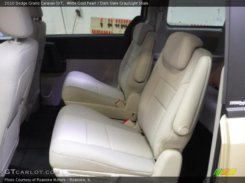 White Gold Pearl / Dark Slate Gray/Light Shale 2010 Dodge Grand Caravan SXT